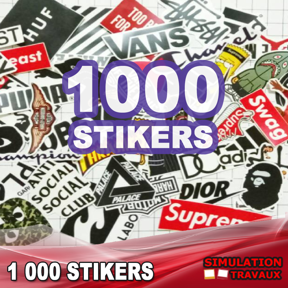 1000 stikers