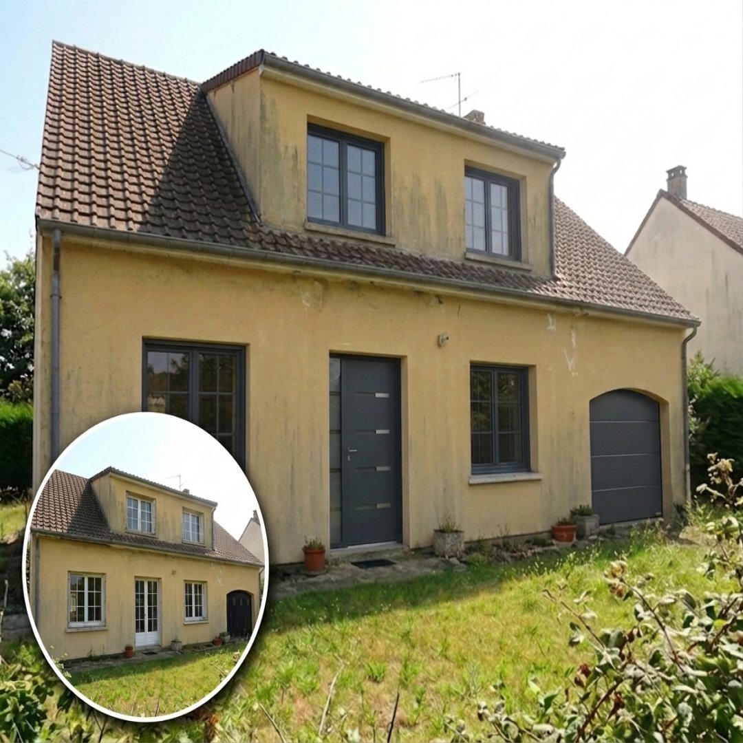 avant aprés travaux de démoussage de toiture