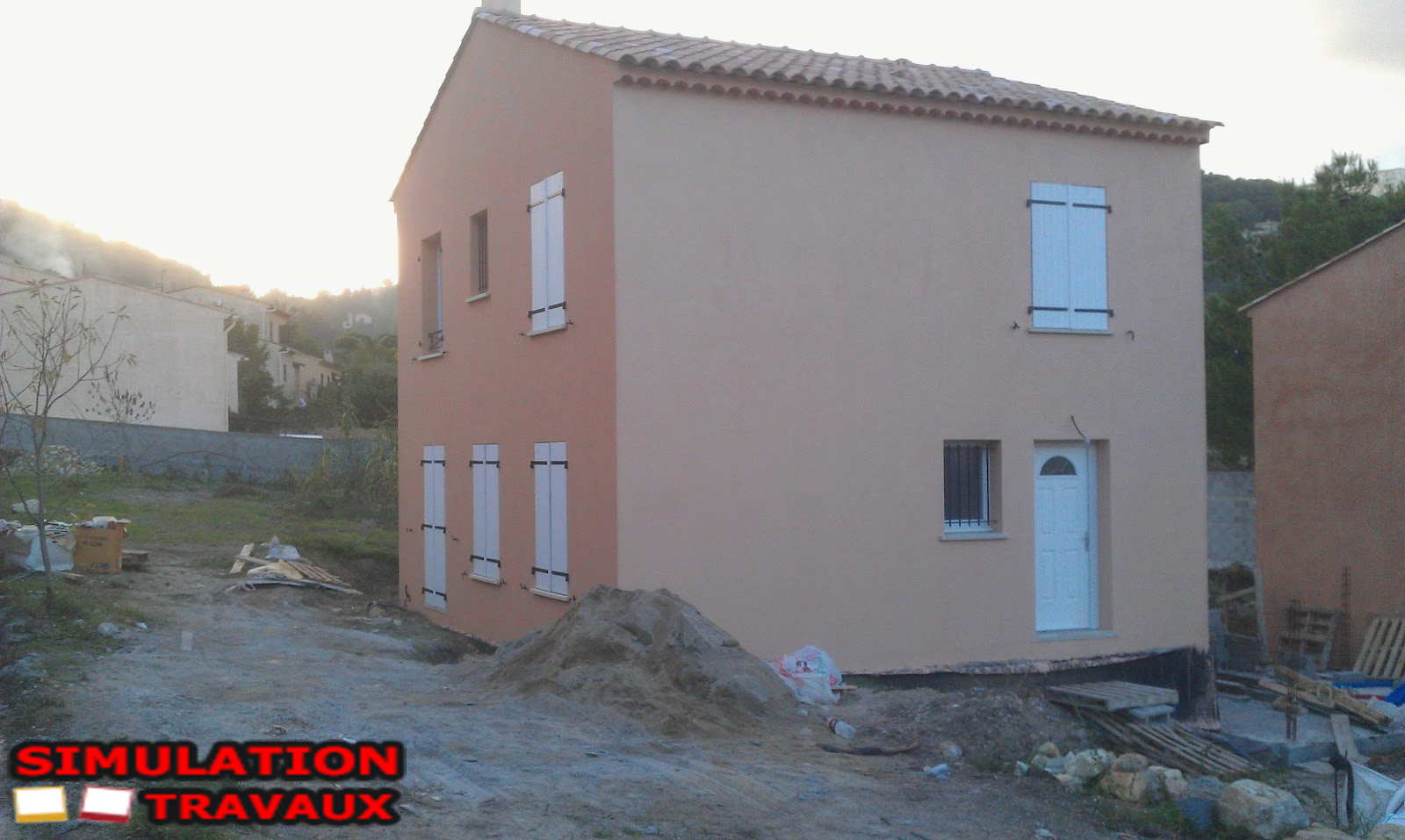 simulation facade sur  () 
