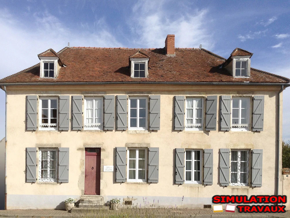 simulation facade sur Le BUSCAT (BORDEAUX) (33) 