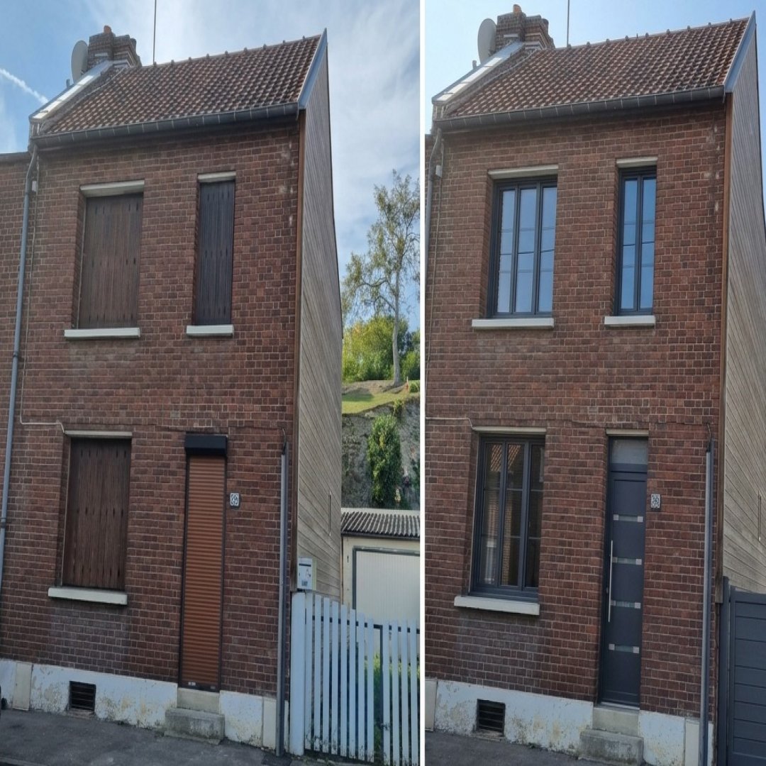 menuiserie maison moderne SIMULATION TRAVAUX